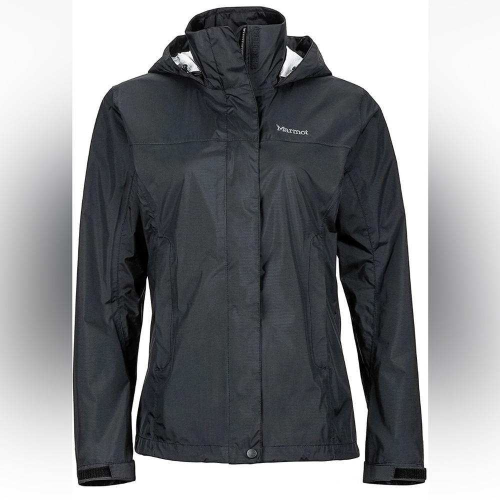 NWT Marmot Black Women’s Precip Eco Waterproof Rain Jacket Coat XS